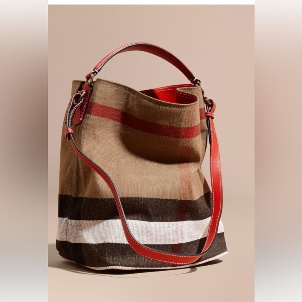 Burberry Hobo Canvas Purse